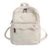 Novo Estilo Lavado Lona Mochila Casual Artístico Feminino All-match Retro Bolsa de Mão Leve Mochila Escolar Estudante