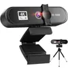 Cámara USB 4K para Computadora Dropshipping para Transmisión en Vivo y Reuniones, Alta Definición 2K 1080P, Filtro de Belleza, Enfoque Automático, Micrófono