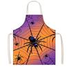 Avental de Halloween de Novo Produto Transfronteiriço, Avental Decorativo com Atmosfera Festiva de Horror, Avental Resistente a Manchas para Casa, Venda Direta da Fábrica