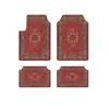 Alfombrillas de Piso Bohemianas de Venta Caliente Transfronterizas de Temu, Resistentes a Manchas, Resistentes al Desgaste y Fáciles de Cuidar, Juego de Cuatro Piezas de Alfombrillas para Coche, Listas para la Venta