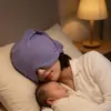 Gorro de sueño profundo en microgravedad, antifaz de seda helada bloqueador de luz, protector de cabeza y ojos a prueba de viento para aire acondicionado, ayuda para la siesta para dormir mejor