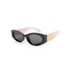 Gafas de Sol para Niños Nuevas Letra Espejo Patilla Ovaladas de Moda Tendencia Personalizadas Anti-UV para Niños y Niñas Bebé