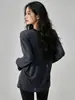 Cubierta de Fitness para Mujer Manga Larga Holgada Adelgazante con Caída Top Deportivo Ropa de Otoño Conjunto de Pantalones de Yoga Estilo Mujer