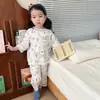 Pijamas de Niña Pijama de Verano de Manga Corta Fina de Dibujos Animados para Niña Ropa de Casa para Niños Medianos y Grandes Verano 2025 Nuevo Estilo Ropa Exterior
