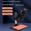 Microscópio binocular PDOK zoom móvel 7-45X resistente a alta temperatura silicone ferro de solda pistola de ar almofada de borracha RF4 multifuncional