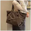 2026 Nova Bolsa de Mão da Moda Tendência para Trabalho Deslocamento Bolsa de Axila ins Simples Retrô Bolsa Tote de Grande Capacidade