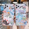 Capa de Celular Monstruos S.A. iPhone11 14Pro Transparente Capa Macia Apple 13 Personalidade Criativa 15 Pacote Completo