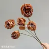 Flores Artificiales, Flores Secas Estilo Wabi-Sabi, Hojas Secas, Frutos de Pipa, Hortensias de Borde Tostado, Materiales Florales Vintage, Frutos de Espino Marítimo, Decoraciones de Mesa, Flores de Seda