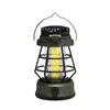 Luz de camping LED súper brillante, alimentada por 3 pilas AA, duración de batería ultralarga, luz para tienda de campaña, linterna, luz colgante de emergencia para puestos