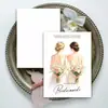 Cartões de Cumprimentos de Casamento em Estoque, Cartões para Grupo de Irmã e Melhor Amiga, Cartões de Convite para Madrinha e Padrinho, Lembrancinhas de Festa, Cartões de Agradecimento Escritos à Mão