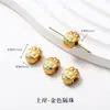 Acessórios de Joias Artesanais DIY de Liga Tradicional Banhada a Ouro de Alta Retenção de Cor para Pingentes, Charms de Pulseira e Pendentes