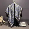 Bétula Lin Li Cetim Brocado 90*90cm Lenço de Seda Explosões Transfronteiriças Lenço Quadrado Lenço de Cetim com Estampa de Seda