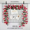 Venta Caliente Transfronteriza Arco de Enredadera de Rosas Artificiales Decoración Flor Artificial Enredadera Enredadera Hebilla para Conducto de Aire Acondicionado Enredadera Artificial