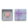 Caja de anillo de nube cielo y tierra 4*4, caja para pendientes, caja pequeña de embalaje para joyas, caja de joyería, caja de regalo para accesorios, caja para collares
