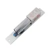 Direto do fabricante: Fechadura elétrica de embutir 12V, 2 fios/5 fios, adequada para fechaduras elétricas de controle de acesso em temperatura normal, portas de vidro, portas de madeira e adequada para fechaduras de porta ocultas.