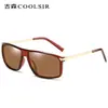 Moda coreana para hombre y mujer, nuevas gafas de sol polarizadas cuadradas 6104, polarizadas antirreflejos para conducir