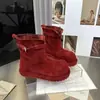 Botines Gruesos de Cuero Mate con Punta Redonda para Mujer 2026 Otoño/Invierno Nuevo Estilo de Moda Versátiles Plegables de Dos Vías Botas Martin