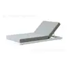 Tumbona Exterior Patio Villa Jardín Piscina Impermeable Protector Solar Aleación de Aluminio Ocio Doble Tumbona Silla de Playa