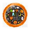 Globo de aluminio redondo de 18 pulgadas feliz Halloween decoración de fiesta de Halloween diseño de escena