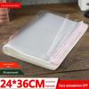 24x 36 espessa 8 Seda grande saco plástico OPP saco de embalagem para roupas à prova de poeira e umidade vedação autoadesiva saco autoadesivo