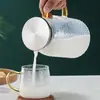 Chaleira de Água de Vidro Borossilicato Alto Padrão Martelo Grão de Arroz Bule Jarra de Suco Resistente a Altas Temperaturas Grande Capacidade Conjunto de Água Chaleira de Água Fria