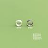 Plata de Ley S925 Rueda de Viento de Pluma Adorno Giratorio Cuentas Espaciadoras Vintage Accesorios para Joyería Cuentas de Cristal DIY Pulsera Antigua