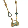 Nova Corrente para Clavícula Dourada Estilo Chinês Novo Cadeado Coração Feminino Retrô Estilo Chinês Luxo Leve Elegante Alta Qualidade Moda Versátil