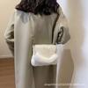 Bolso de Felpa para Mujer, Bolso de Hombro Otoño e Invierno, Nuevo Bolso Cruzado de Cadena de Tendencia Nicho, Bolso Cuadrado Pequeño, Diseño Único
