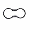 Adecuado para Ford 16 Mustang caballo salvaje marco decorativo modificado para portavasos decoración ABS fibra de carbono cubierta de portavasos lentejuelas