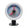 Venda Quente Transfronteiriça Instrumento de Carro de 2 Polegadas 52mm Superfície Prateada Instrumento de Carro Modificado 12V Turbina Vácuo Temperatura da Água Óleo