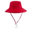 En stock Algodón Puro Lavado Sombrero de Pescador con Volantes Hyun-a Sombrero de Cubo para Mujer para Compras y Viajes Sombrero de Sol Personalizado de Moda