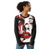 Moda Urbana Americana Casual de Punto Personalizada con Gancho para la Cara Suéteres de Otoño e Invierno Transfronterizos Europeos y Americanos para Hombres y Mujeres
