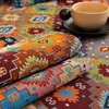 Cojín de Sofá Estilo Bohemio Nuevo 2026 con Jacquard de Patrón Geométrico, Lavable a Máquina, Adecuado para Todas las Estaciones, Funda de Sofá