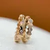 Silver Art Source Prata Pura S925 Estilo Nicho Original Personalidade Ear Cuffs e Brincos, Versátil Fashionável Retro Tendência de Luxo Leve