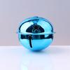 4cm cm Llavero de Campana de Navidad Esmerilada Colgante para Bolso Campana Metálica Calada Galvanizada Campana de Cinco Estrellas