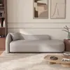Sillón Curvo Estilo Wabi-Sabi Color Crema para Dormitorio, Apartamento Pequeño, Sala de Estar, Sillón Reclinable Perezoso, Casa de Huéspedes, Hotel, Sillón Reclinable Estilo Ocio