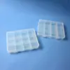 Caja de Almacenamiento de Plástico Transparente Fija de 12 Compartimentos para Ferretería Pequeña, Cuentas, Ligas, Equipo de Pesca, Empaque de Joyería y Organización de Papelería