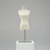 Maniquí de tienda de ropa, accesorios, maniquí femenino de medio cuerpo de escritorio, estilo coreano, soporte de exhibición, soporte de maniquí de ventana para ropa de mujer