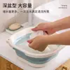 Lavabo plegable para dormitorio, hogar, estudiante, nuevo estudiante, niños, lavandería, lavabo facial, portátil, viaje, lavabo de plástico grande y pequeño