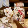 Pegatinas Creativas Yuezhen - Cinta de Diario de Notas Breves Rosa Silvestre, Cinta Troquelada, Cinta para Diario DIY, Cinta de Pegatinas Transfronteriza