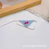Bufanda Triangular de Tela a Cuadros, Babero para Muñeca, Accesorios para Vestir Muñecas, Ropa Rayada para Muñecas, Accesorios y Materiales Hechos a Mano