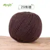 Hilo de Algodón Hueco de 2 mm para Bolsas de Playa Caladas Hechas a Mano con Ganchillo, Material Especial Bola de Hilo Redonda de 2 mm