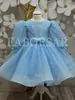 Vestido Formal Infantil Vestido de Princesa 2026 Estilo Nuevo Amazon Europeo y Americano Lentejuelas Falda Abullonada Disfraz de Baile de Navidad