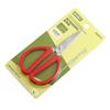 Tijeras Domésticas Jinda Qiangjin K12 Empaque Independiente Tijeras Domésticas de Acero Inoxidable Tarjeta Colgante para Supermercado Tijeras con Mango Rojo