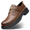 Zapatos de Cuero para Hombre Transfronterizos, Calzado Formal de Negocios, Zapatos Casuales para Hombre, Zapatos Juveniles de Moda, Zapatos para Hombre de Terciopelo Engrosado para el Trabajo con Suela Suave