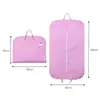 Bolsa a Prueba de Polvo para Guardar Ropa en Stock Bolsa de Mano para Empaquetar Trajes Cubierta Antipolvo Bolsa Cubre Traje Tela No Tejida Bolsa Plegable para Trajes
