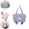 Nuevo modelo de bolsa de viaje con ruedas universales, bolsa de equipaje portátil de mano con ruedas, bolsa de almacenamiento, bolsa de gimnasio de gran capacidad