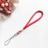 Cordão Curto para Celular, Cordão de Couro PU de Alta Qualidade, Pingente de Chaveiro, Pulseira de Pulso Unissex