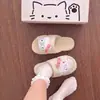 Chinelos Casuais de Casa Desenho Animado Fofo Hamuding Feminino Quatro Estações Novo Versátil Antiderrapante Externo de Algodão e Linho Chinelos Venda por Atacado