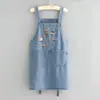 Delantal de Mezclilla Moderno Anti-Manchas para Cocina Casera, Delantal Largo de Cintura para Adultos, Ropa de Trabajo para Adultos, Especial para Mujeres en la Industria de la Restauración y el Trabajo